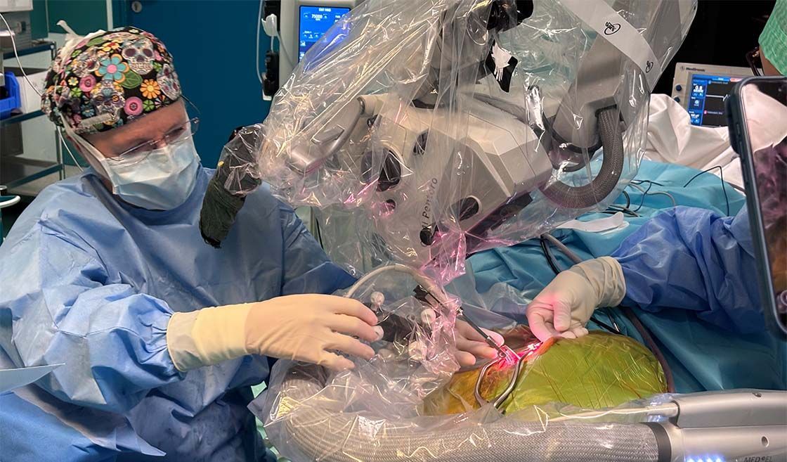 gluhi – robotska vstavitev elektrode