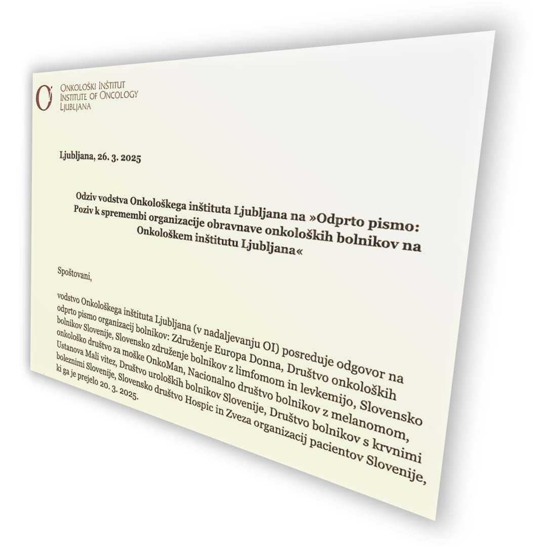 Odziv vodstva OI na odprto pismo