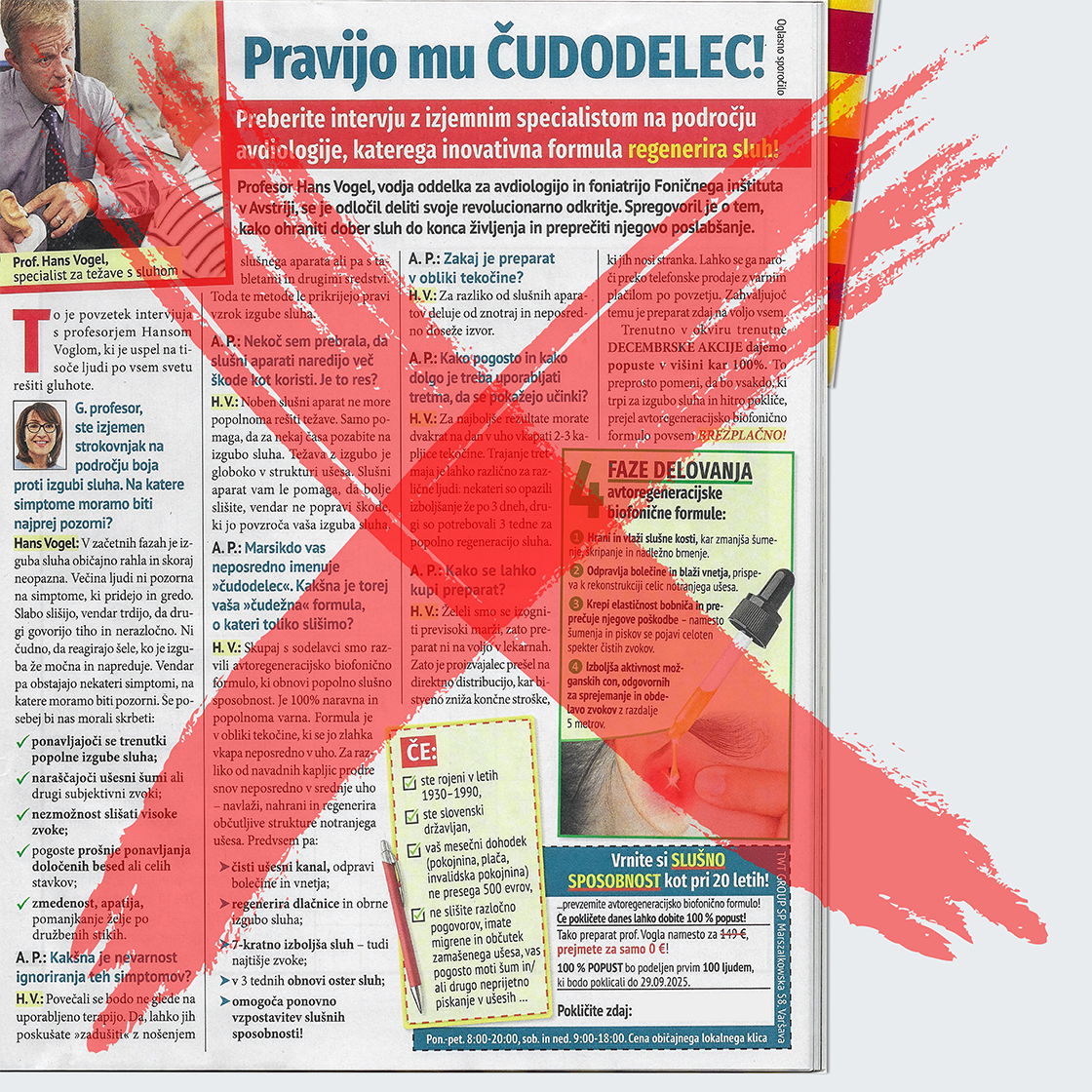 lažno oglaševanje v Sloveniji - primer